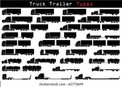Truck trailer types