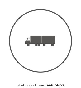 truck with trailers icon