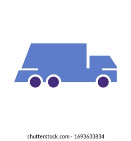 Truck trans logo template vector icon design