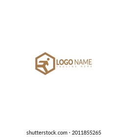 Truck transport silhouette abstract logo template vector

