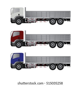 Truck for transportation cargo vector illustration isolated on white background