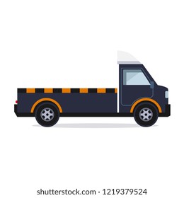 Truck for transportation faulty and emergency cars