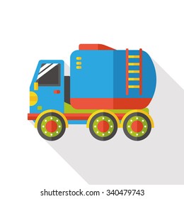 truck transportation flat icon