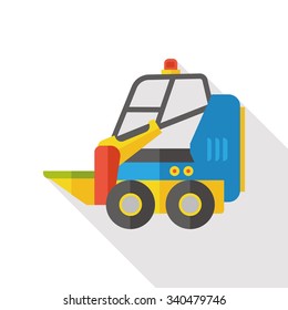 truck transportation flat icon