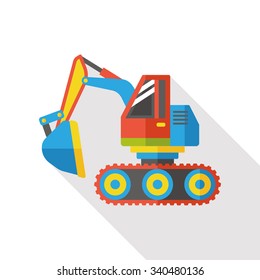truck transportation flat icon