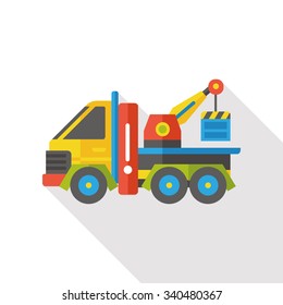 truck transportation flat icon
