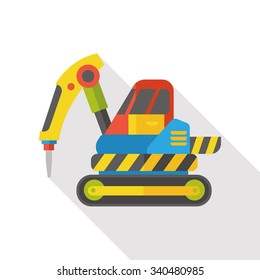 truck transportation flat icon