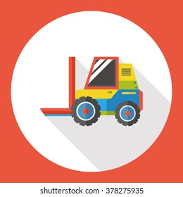 truck transportation flat icon