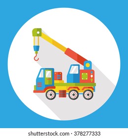 truck transportation flat icon