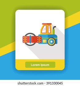 truck transportation flat icon