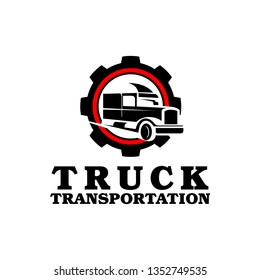Truck Transportation Logo