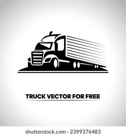 Truck and Transportation logo for free
