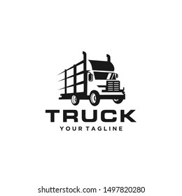 Truck Transportation Logo Stock Vectors