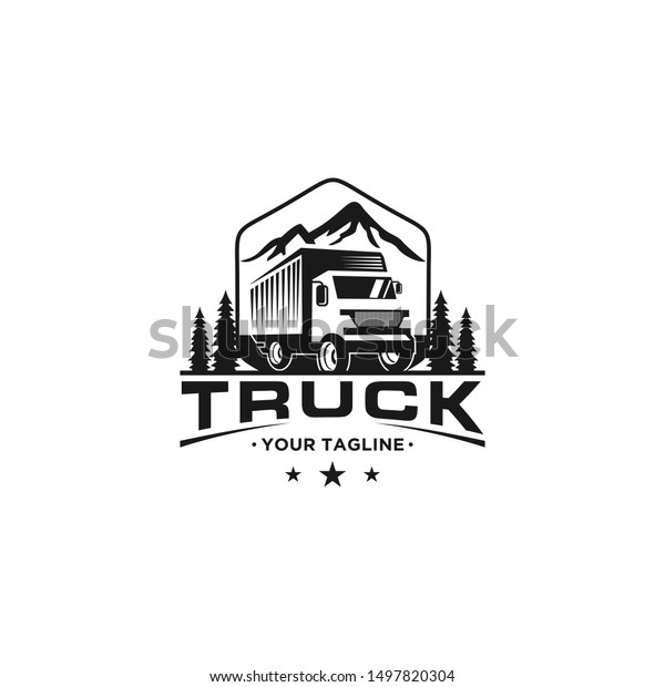 Truck Transportation\
Logo Stock Vectors