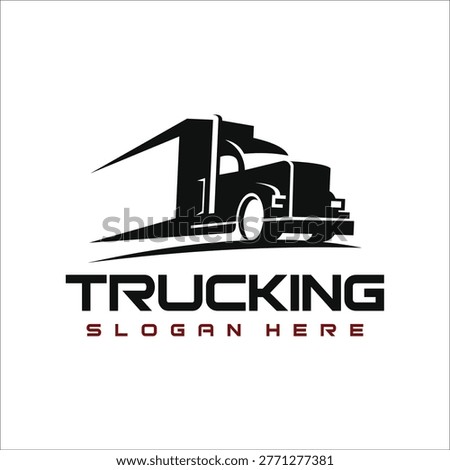 truck transportation logo vector template illustration