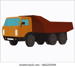 A truck for transportation various goods.