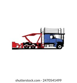 Truck Transportation vector illustration design template, logotype element for template