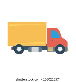 Truck Travel Transport Stock Vector (Royalty Free) 1050223574 ...