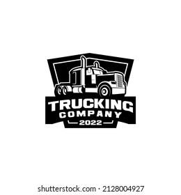 Truck Trucking Company Logo Template Vector