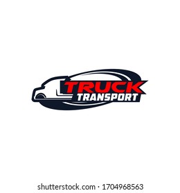 Truck Trucking Company Transportation Logo Template 