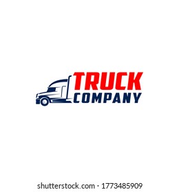 Truck Trucking Company Transportation Logo Template 