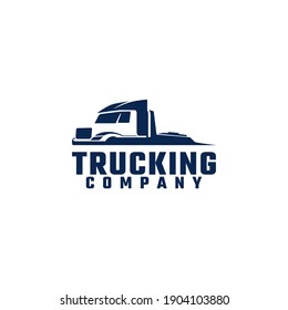 Truck Trucking Company Transportation Logo Template Vector