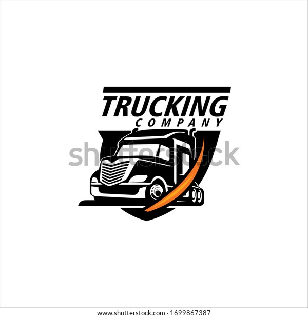 Truck\
Trucking Company Transportation Logo\
Illustration