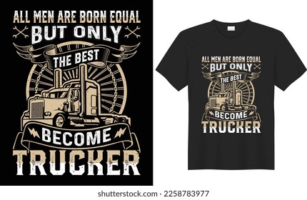 Truck T-Shirt design vector Bulk American Trucking Car, monster Truck Driver tee shirt. Funny Gifts T-Shirt design quotes with skull illustration vector templet for truck driver t-shirt design.