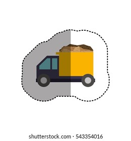 Truck of under construction design