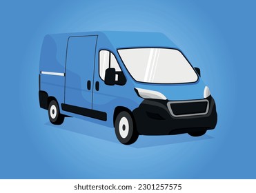 Camión. Van. Cargo. Ilustración del vector