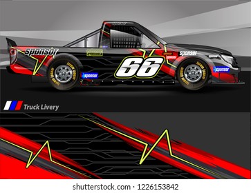 truck, van, and other vehicle Graphic vector. Abstract  background for vinyl Sticker wrap and decal 