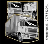 Truck Vector Art Design to Tshirt