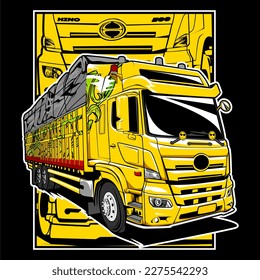 Truck Vector Art Design to Tshirt