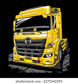 Truck Vector Art Design to Tshirt