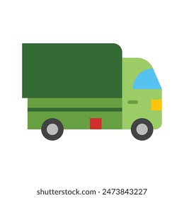 Truck Vector Flat Icon icon Design