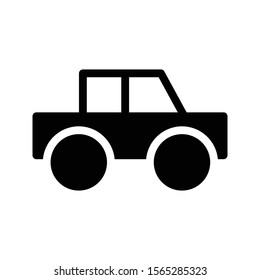 truck vector glyph flat icon 