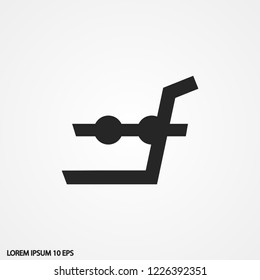 truck vector icon 10 eps