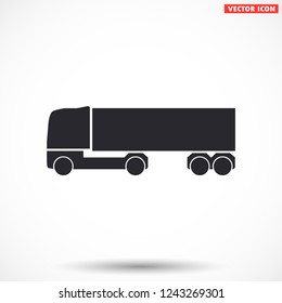 truck vector icon 10 eps