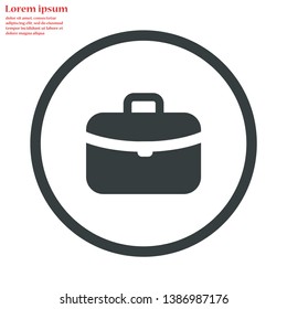 truck vector icon 10 eps , Lorem ipsum Flat design