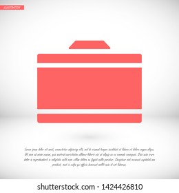 truck vector icon 10 eps , Lorem ipsum Flat design