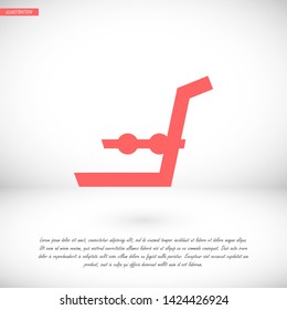 truck vector icon 10 eps , Lorem ipsum Flat design
