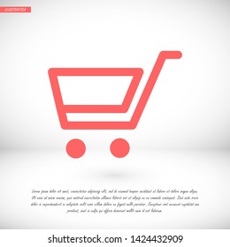 truck vector icon 10 eps , Lorem ipsum Flat design