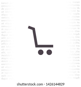 truck vector icon 10 eps , Lorem ipsum Flat design
