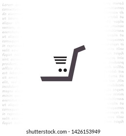 truck vector icon 10 eps , Lorem ipsum Flat design