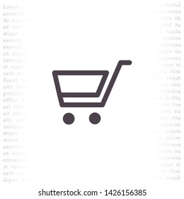 truck vector icon 10 eps , Lorem ipsum Flat design
