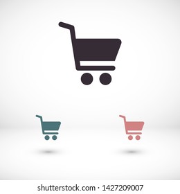 truck vector icon 10 eps , Lorem ipsum Flat design