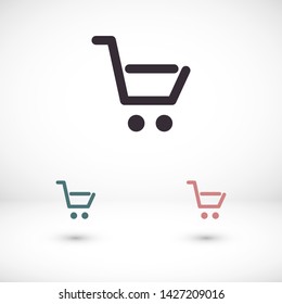 truck vector icon 10 eps , Lorem ipsum Flat design
