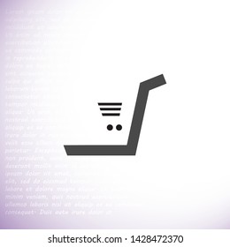 truck vector icon 10 eps , Lorem ipsum Flat design