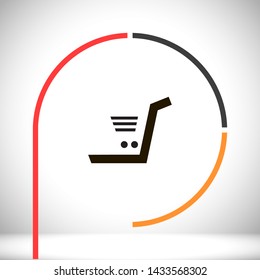 truck vector icon 10 eps , Lorem ipsum Flat design
