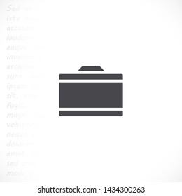 truck vector icon 10 eps , Lorem ipsum Flat design